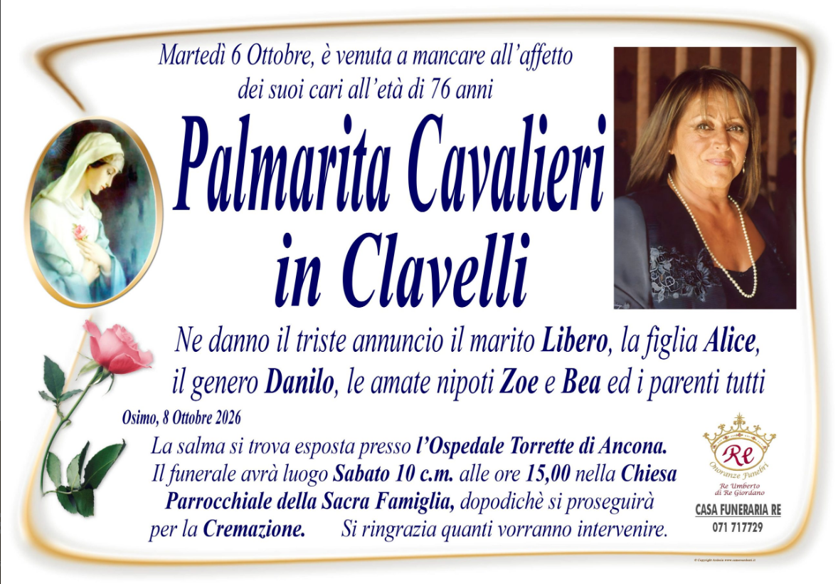 Palmarita CAVALIERI in CLAVELLI