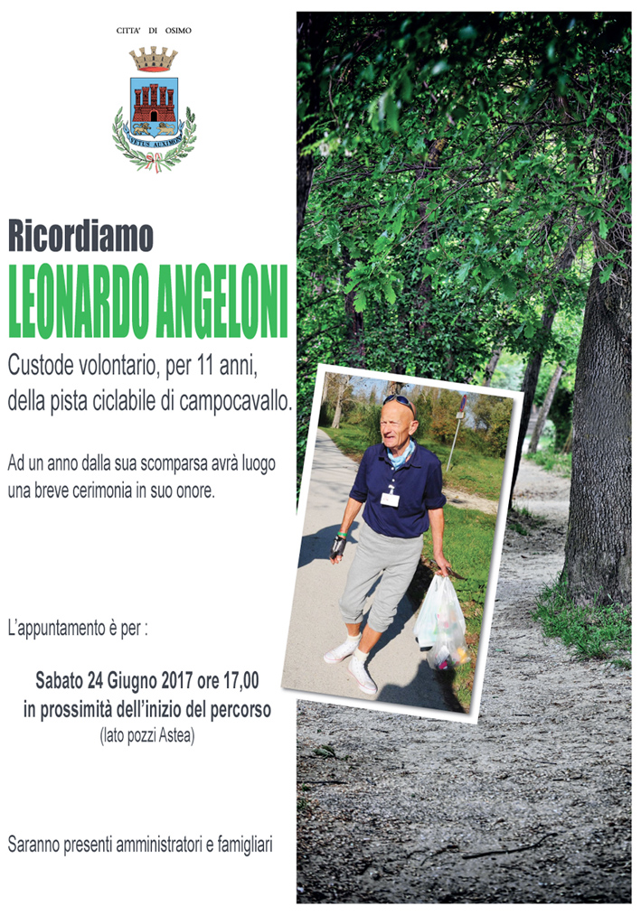 24 GIUGNO – RICORDIAMO LEONARDO ANGELONI