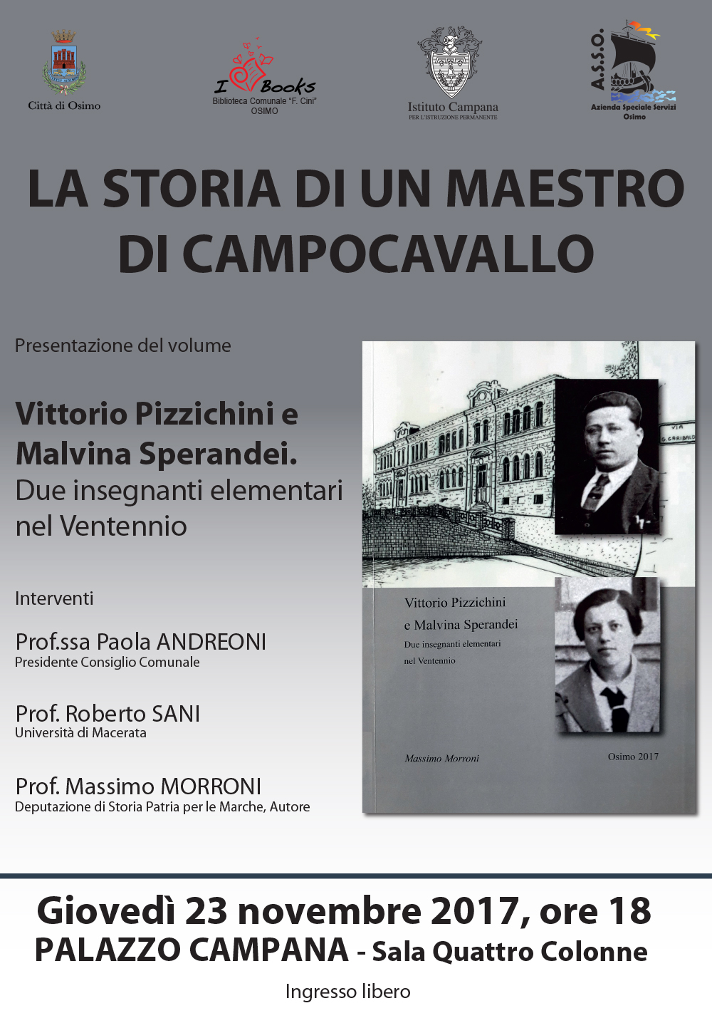 23 novembre – Storia di un maestro di Campocavallo