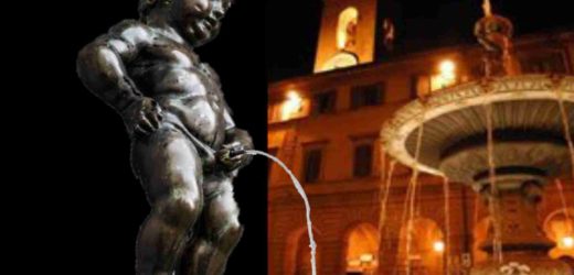 LA FONTANA DELLA PUPA TRASFORMATA IN PUBBLICO PISCIATOIO! GRUPPETTI RAGAZZI UBRIACHI SI SFIDANO A CHI SCHIZZA PIU’ IN ALTO