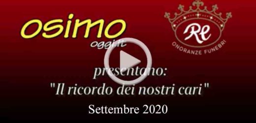 Il ricordo dei nostri cari. Settembre 2020