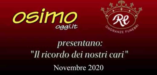 Il ricordo dei nostri cari. Novembre 2020