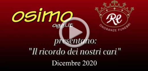 Il ricordo dei nostri cari. Dicembre 2020