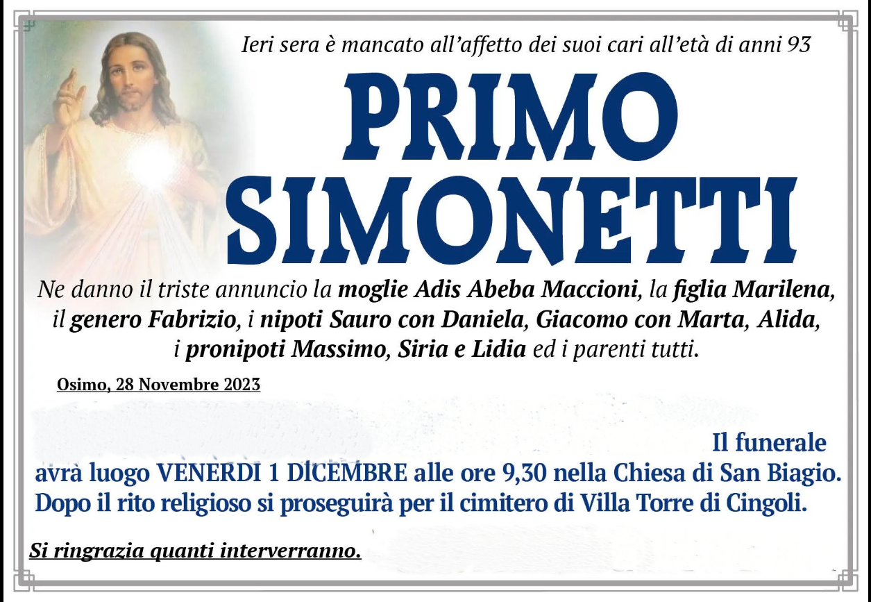 PRIMO SIMONETTI