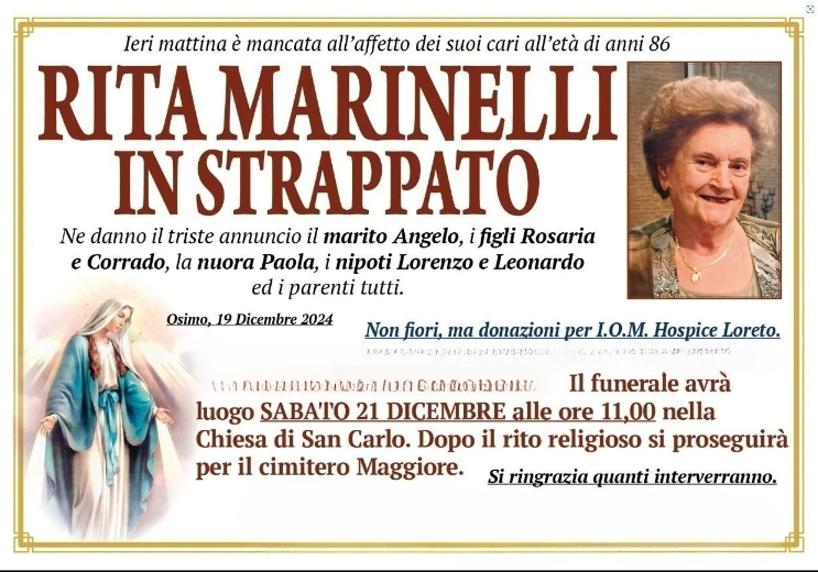 RITA MARINELLI in STRAPPATO