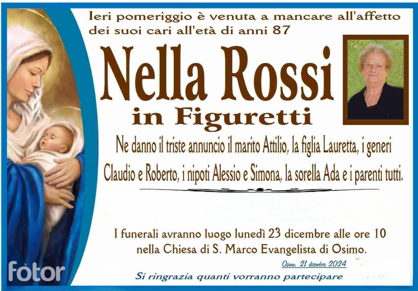 Nella ROSSI in FIGURETTI