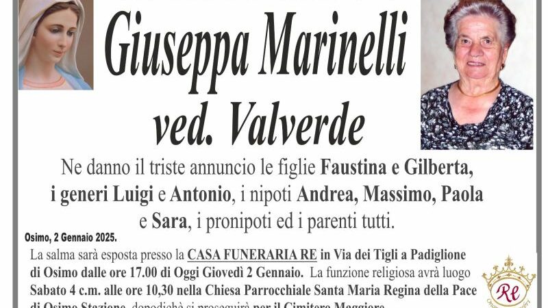 Giuseppa MARINELLI Vedova VALVERDE