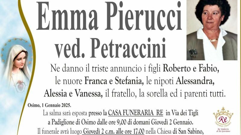 Emma PIERUCCI Vedova PETRACCINI