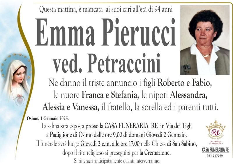 Emma PIERUCCI Vedova PETRACCINI