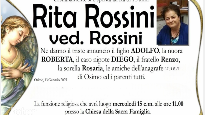 Rita ROSSINI vedova ROSSINI