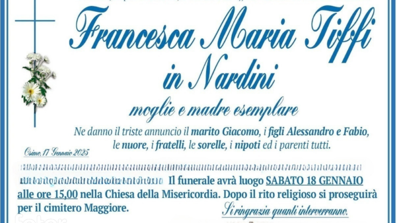 Francesca Maria TIFFI in NARDINI