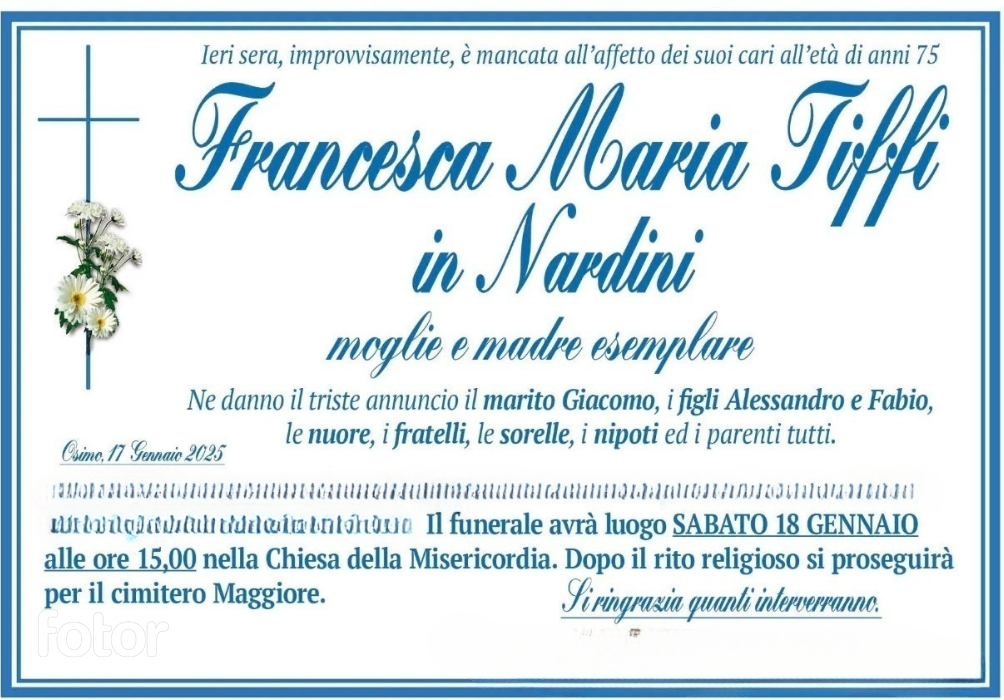 Francesca Maria TIFFI in NARDINI