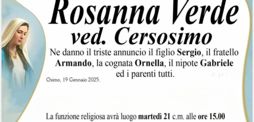Rosanna VERDE in CERSOSIMO