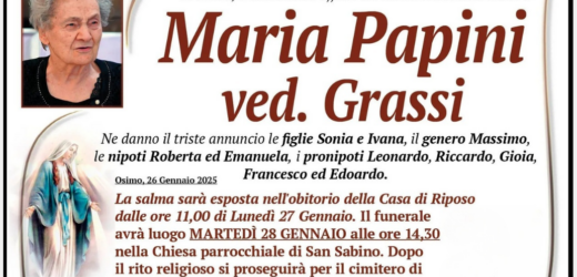 Maria PAPINI vedova GRASSI