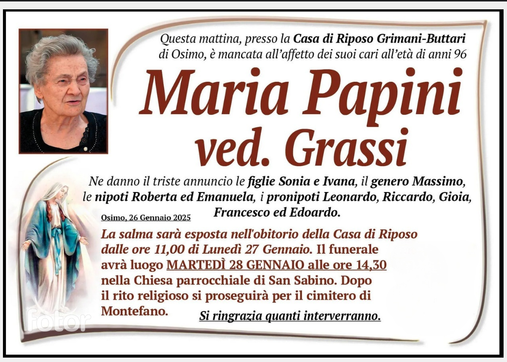 Maria PAPINI vedova GRASSI