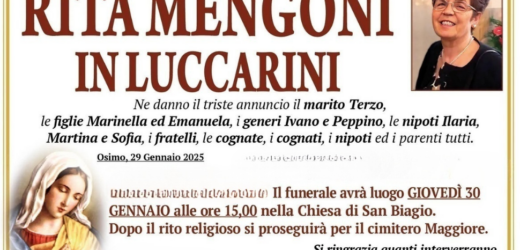 Rita MENGONI in LUCCARINI