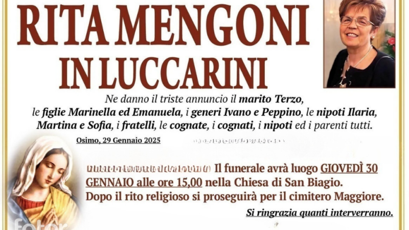 Rita MENGONI in LUCCARINI