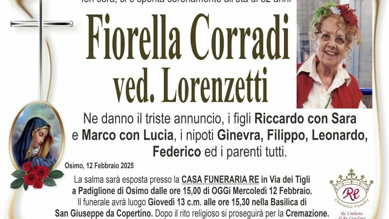 Fiorella CORRADI vedova LORENZETTI