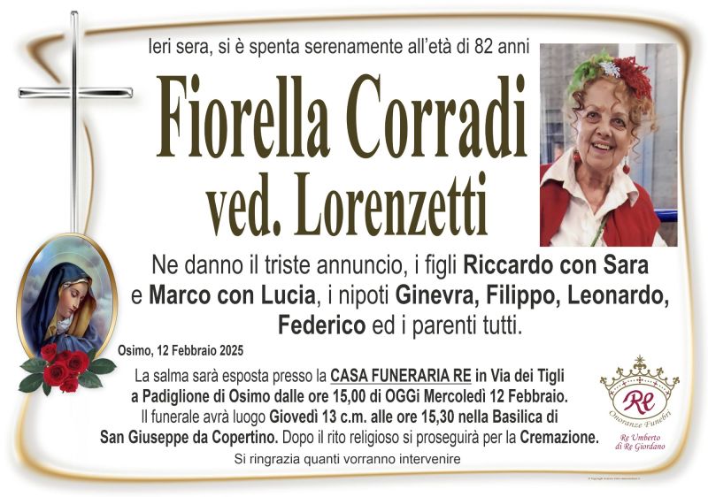 Fiorella CORRADI vedova LORENZETTI