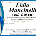 Lidia MANCINELLI, vedova LASCA