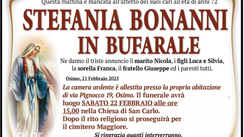 Stefania BONANNI in BUFARALE