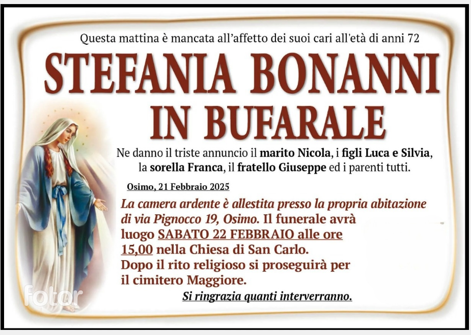 Stefania BONANNI in BUFARALE