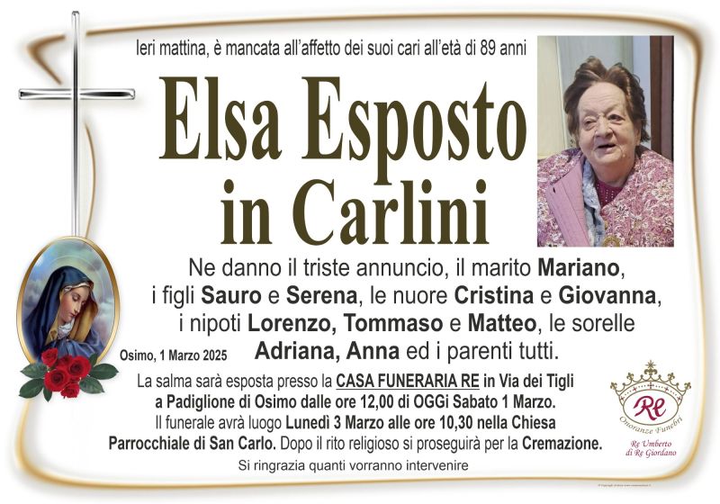 Elsa ESPOSTO in CARLINI