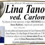 Lina TANONI, vedova CARLONI