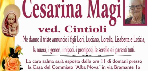 Cesarina MAGI vedova CINTIOLI