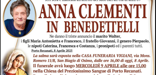 Anna CLEMENTI in BENEDETTELLI