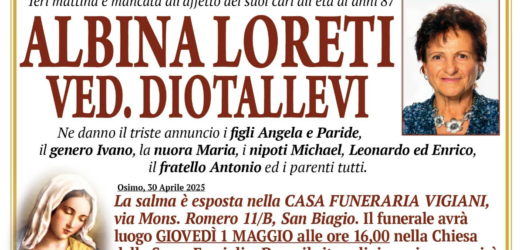 Albina LORETI vedova DIOTALLEVI