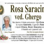 Rosa SARACINI, vedova GHERGO