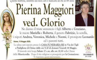Pierina MAGGIORI vedova GLORIO