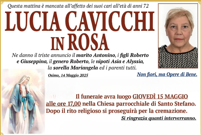 Lucia CAVICCHI in ROSA