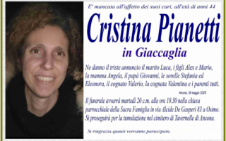Cristina PIANETTI in GIACCAGLIA