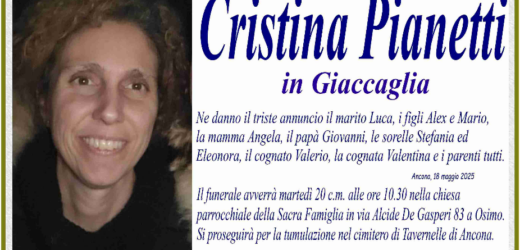 Cristina PIANETTI in GIACCAGLIA