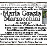 Suor Maria Grazia MARZOCCHINI