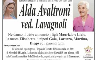 Alda AVALTRONI, vedova LAVAGNOLI