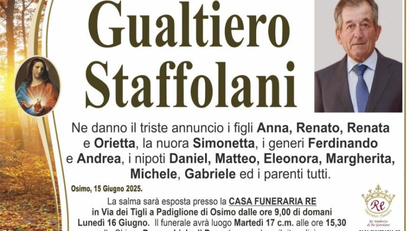 Gualtiero STAFFOLANI