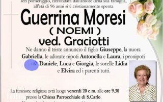 Guerrina MORESI (NOEMI) vedova GRACIOTTI
