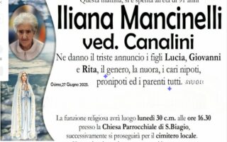 Iliana MANCINELLI, vedova CANALINI