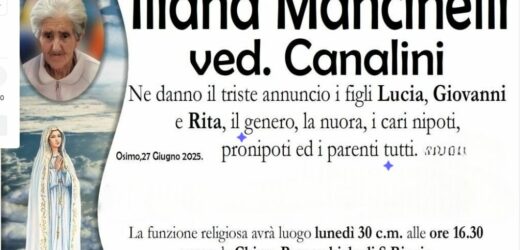 Iliana MANCINELLI, vedova CANALINI