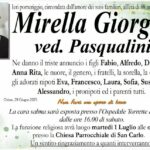 Mirella GIORGINI, vedova PASQUALINI