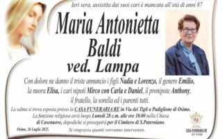 Maria Antonietta BALDI, vedova LAMPA
