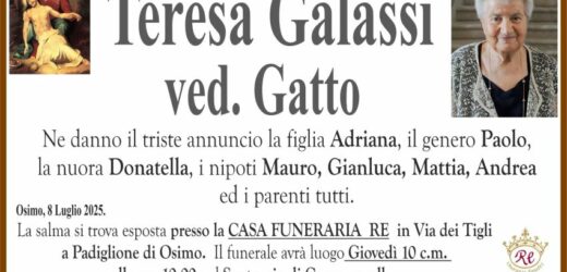 Teresa GALASSI, vedova GATTO
