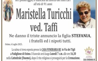 Maristella TURICCHI, vedova TAFFI