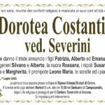Dorotea COSTANTINI, vedova SEVERINI
