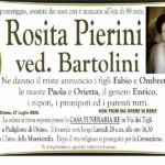 Rosita PIERINI, vedova BARTOLINI