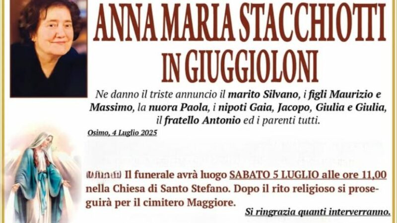 Anna Maria STACCHIOTTI in GIUGGIOLONI