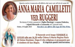 Anna Maria CAMILLETTI, vedova RUGGERI